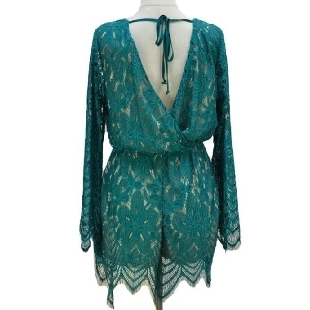 Xhilaration Lace Romper - Picture 2 of 3